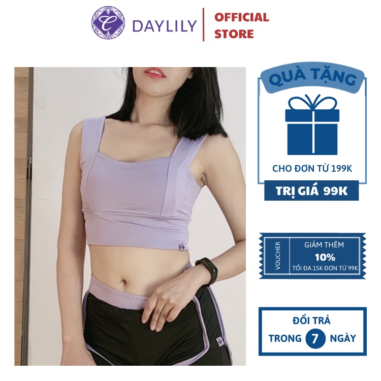 Áo Bra Tập Gym Thể Thao Co Dãn 4 Chiều Dáng Croptop, Áo Tập Ôm Người Thoáng Khí, Mềm Mại, Thoải Mái Khi Mặc