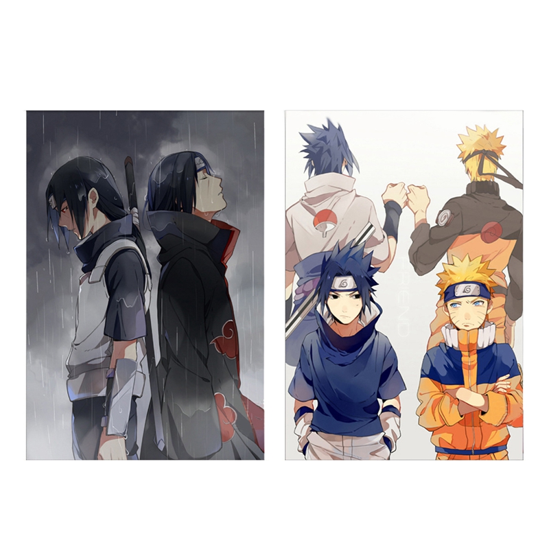 1 Tấm Áp Phích Dán Tường Trang Trí Nội Thất Hình Naruto