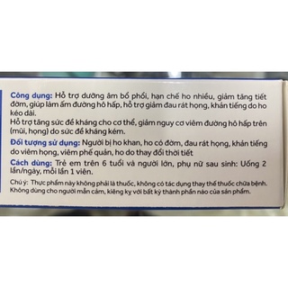 VIÊN UỐNG BỔ PHỔI SUN