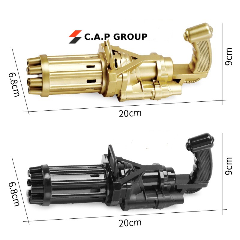 Súng bắn Bong Bóng Xà Phòng 8 nòng đồ chơi ngoài trời cho bé an toàn không lo bẩn tay mẫu mới nhất 2021