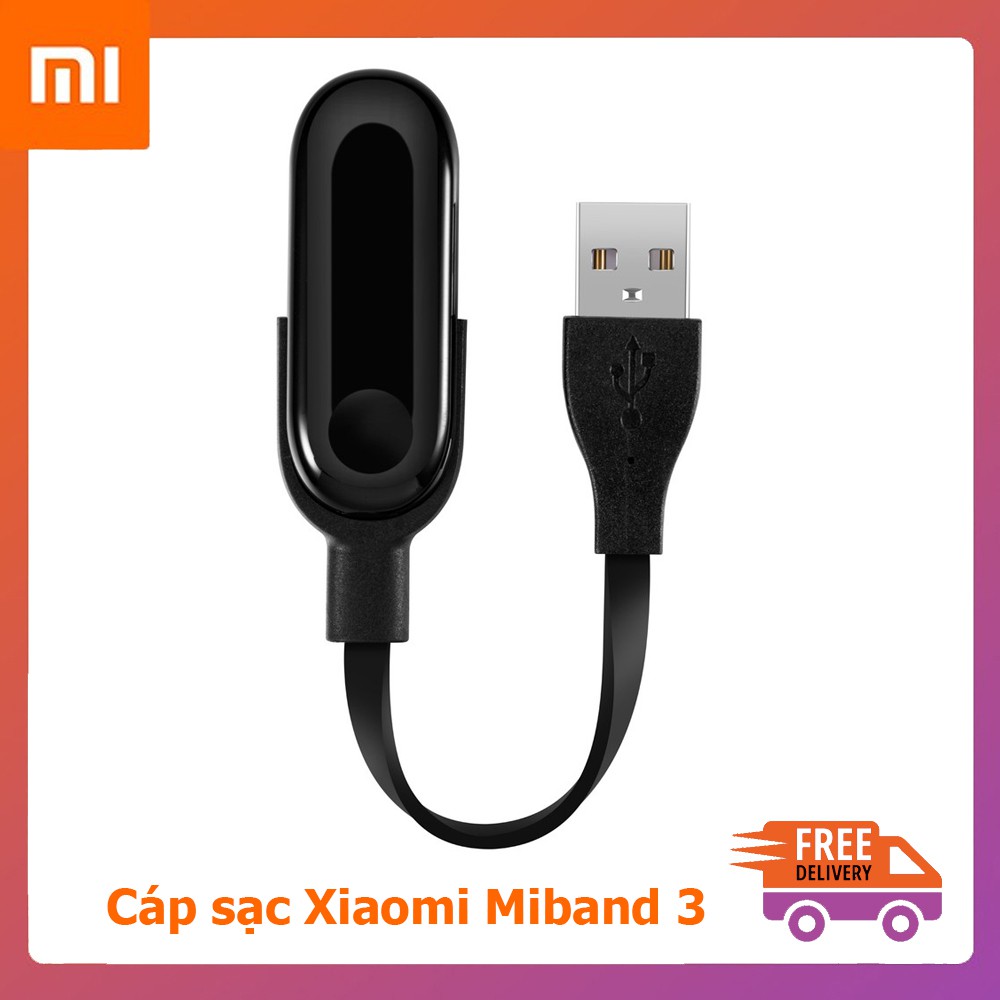 Dây cáp sạc thay thế cho vòng đeo tay thông minh Xiaomi Miband 3