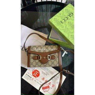 Túi đeo chéo gc horsebit hình hộp super size 19 fullbox