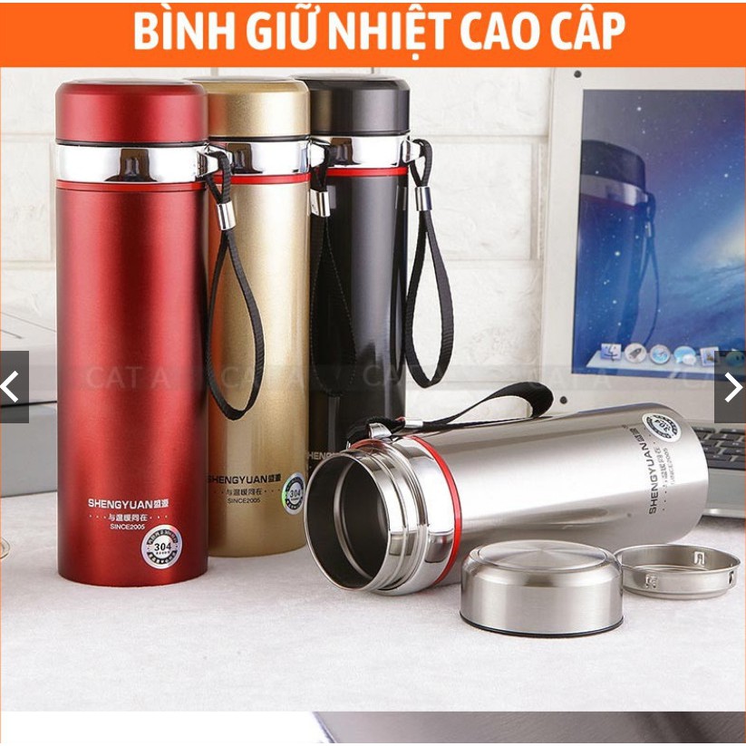 Bình giữ nhiệt BAOL1000ml Inox 304 Nắp titan - Hàng cao cấp sang trọng