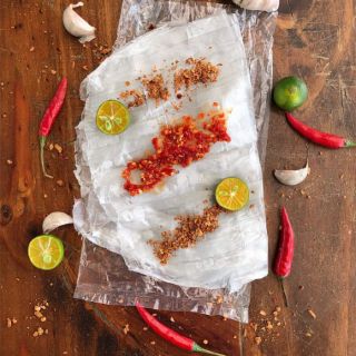 Bánh tráng ớt siêu cay. Combo 10 bịch