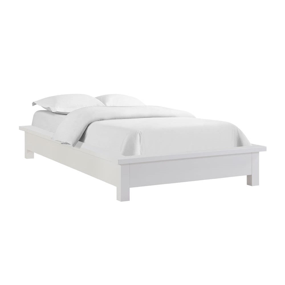 Giường Ngủ Isabella, Giường Gỗ Cao Cấp Màu Trắng 2100mm x 1190mm x 770mm