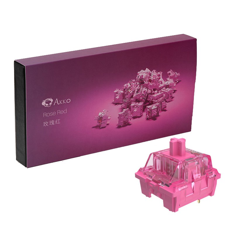 Bộ Switch cho bàn phím Hotwsap AKKO CS switch – Rose Red