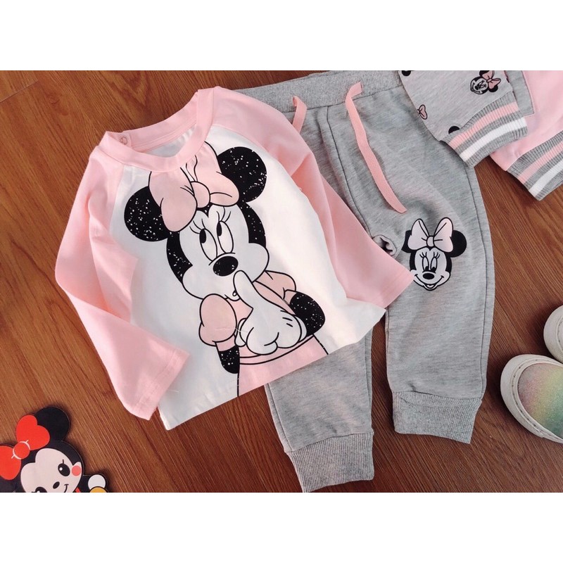 Set bộ nỉ Mickey cực xinh (3pcs)