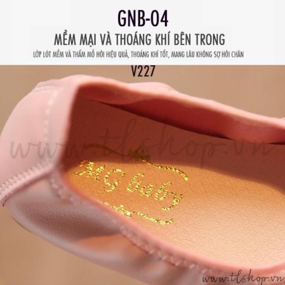 GIÀY BÚP BÊ CÔNG CHÚA ĐÍNH NƠ V227