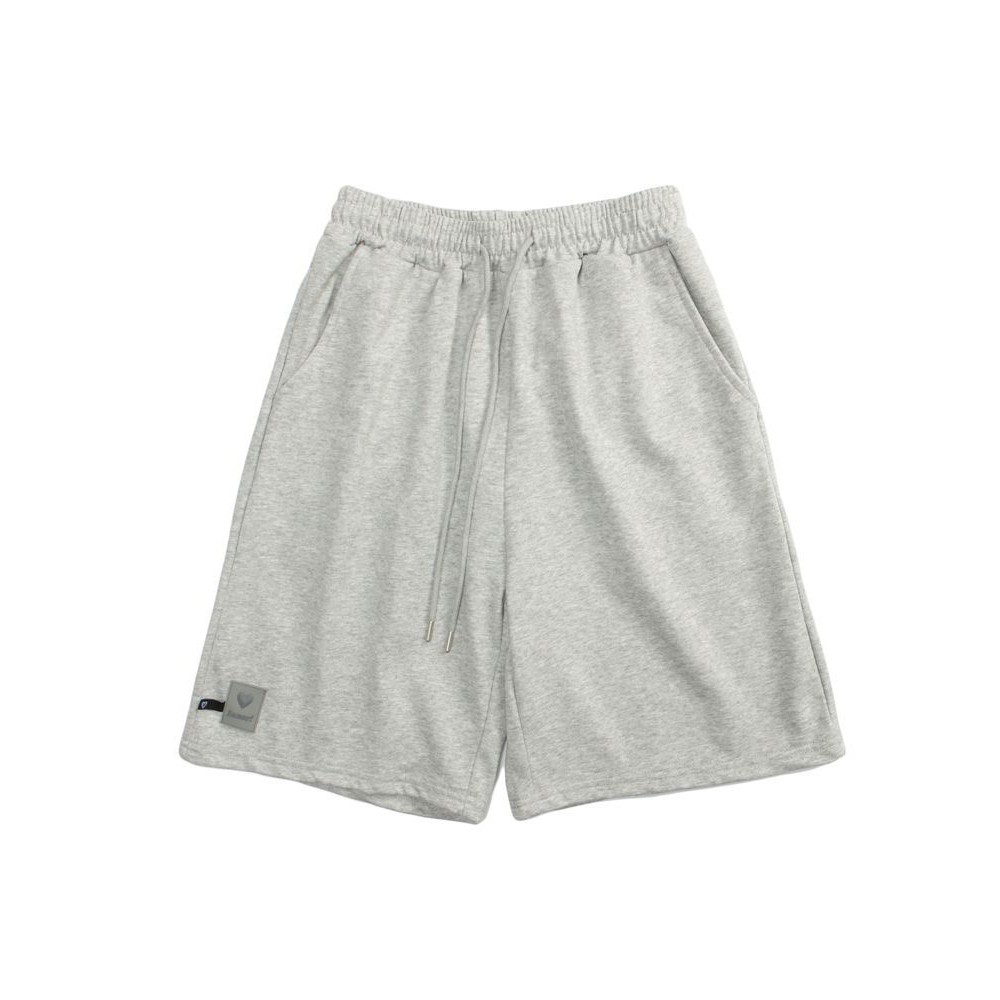 Quần short nỉ Hình Tim inner zk9767 nam nữ 4 màu Đen, Hồng, Xám, Trắng