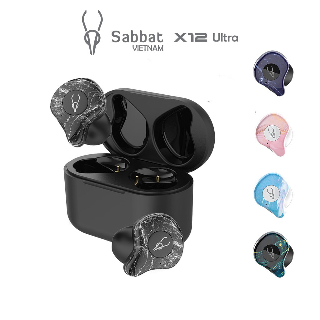 Tai nghe không dây Sabbat X12 ultra phiên bản vân đá cẩm thạch - Marble series