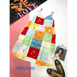 Đầm tole 2 dây mặc ngủ mềm mát