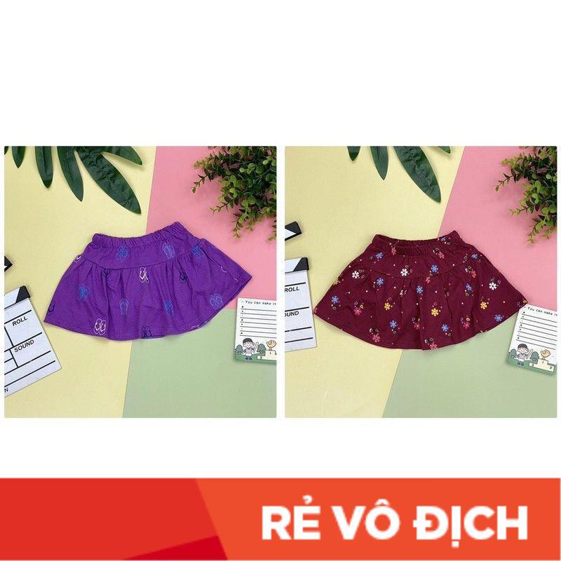 Chân váy cotton hoạ tiết, CÓ LÓT QUẦN BÊN TRONG bé gái size 1-10, cho bạn 9-30kg. Chất cotton siêu mát, dáng xinh