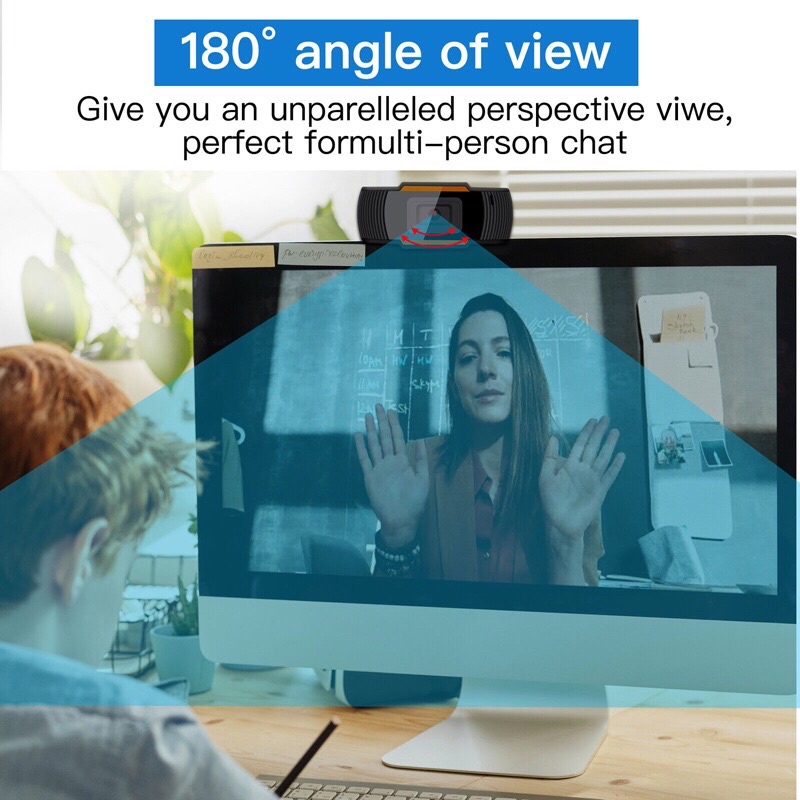 Webcam Máy Tính, Laptop HD720P - Full HD 1080P Siêu Nét Dùng Học Zoom call Video Có Mic