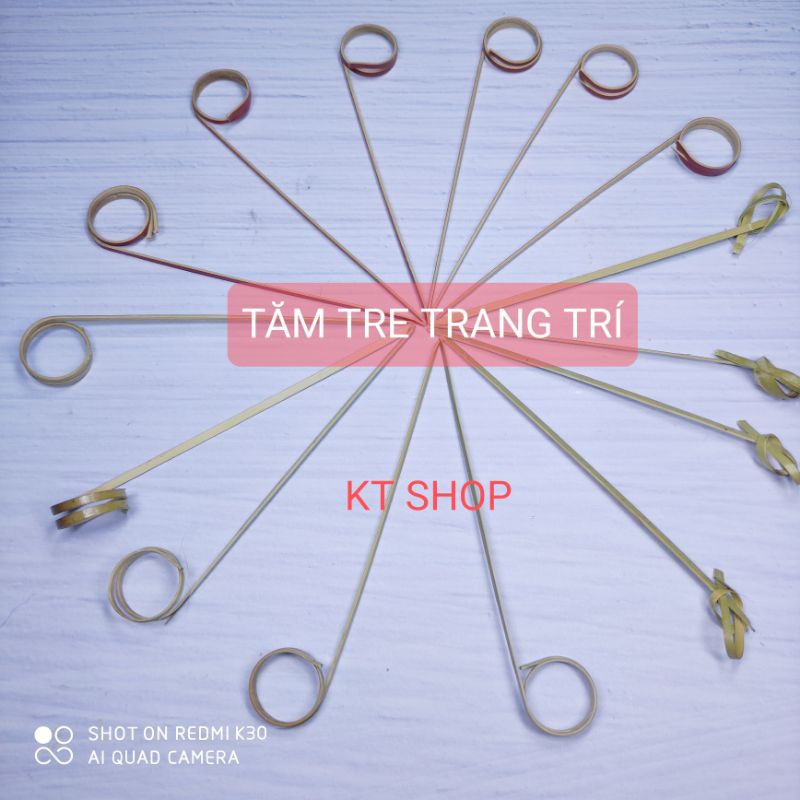 [Mã LIFEXANH03 giảm 10% đơn 500K] TĂM XIÊN TRE DECOR, QUE TRE DECOR