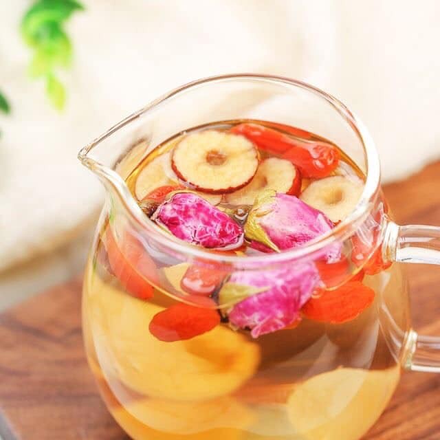 [siêu hot] Trà Hoa Trà Quả Mix trà hắc kì tử táo đỏ hoa 5 cúc gói thử