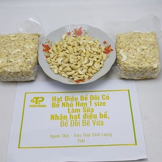 500g hạt điều tươi Bể đôi  Bể Ba làm sữa