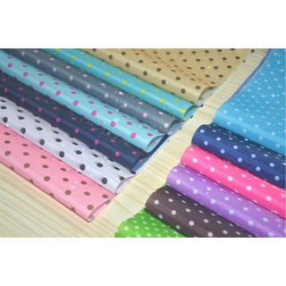 190t Polyester Taffeta PU phủ chấm in vải chống thấm DIY may ô lều vải rộng 50x150cm