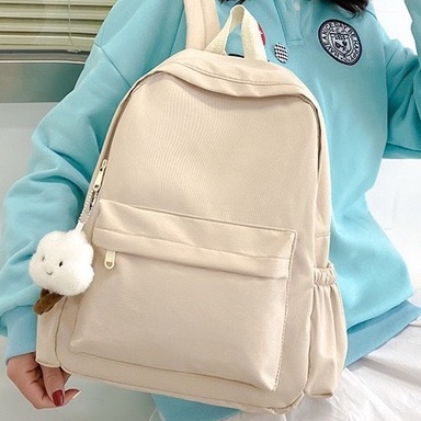 Balo nam nữ thời trang HAZIN trơn cao cấp đi học đi chơi phong cách unisex đựng vừa laptop 15inch
