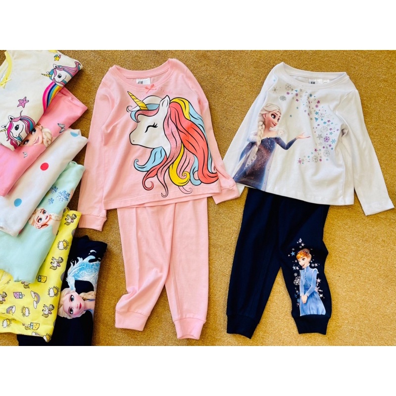 SIÊU ĐẸP - SIÊU XỊN Xuất dư Cambodia HM bé gái dài tay Elsa - Pony thu đông