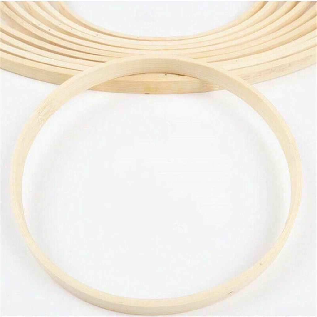 Set 10 Vòng Tre Tròn Dùng Làm Trang Sức DIY