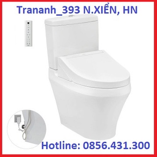 Bệt, bồn cầu toto cs948d kết hợp nắp điện tử/ nắp rửa cơ, bàn cầu toto nắp điện tử.
