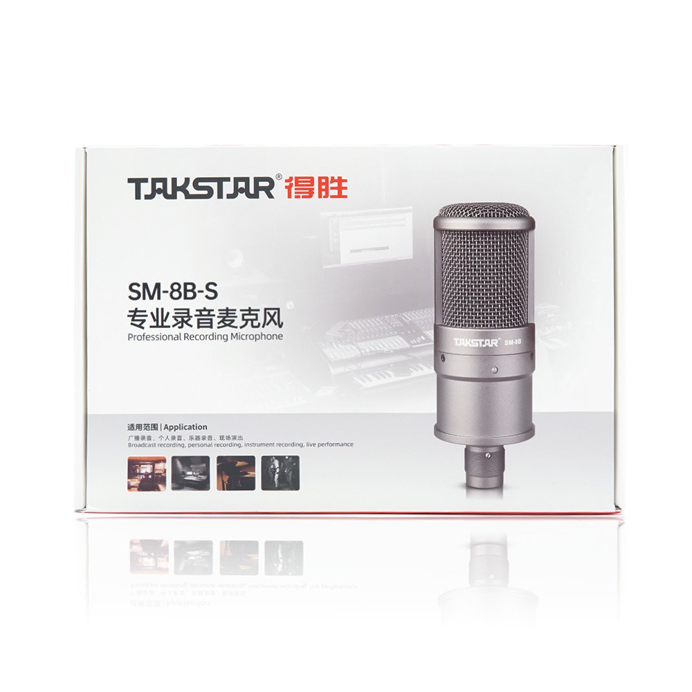 Mic thu âm TAKSTAR SM-8B, micro livestream, mic hát karaoke chuyên nghiệp [BẢO HÀNH 12 THÁNG]