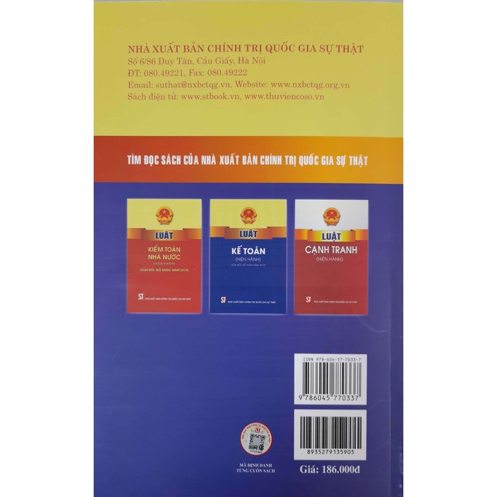 Sách - Luật đấu thầu (hiện hành) (sửa đổi, bổ sung năm 2016, 2017, 2019, 2020) và các văn bản hướng dẫn thi hành