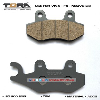Bố thắng đĩa Tora xe FX / Viva / Nouvo 1 2 3 / Exciter 135cc 2 piston