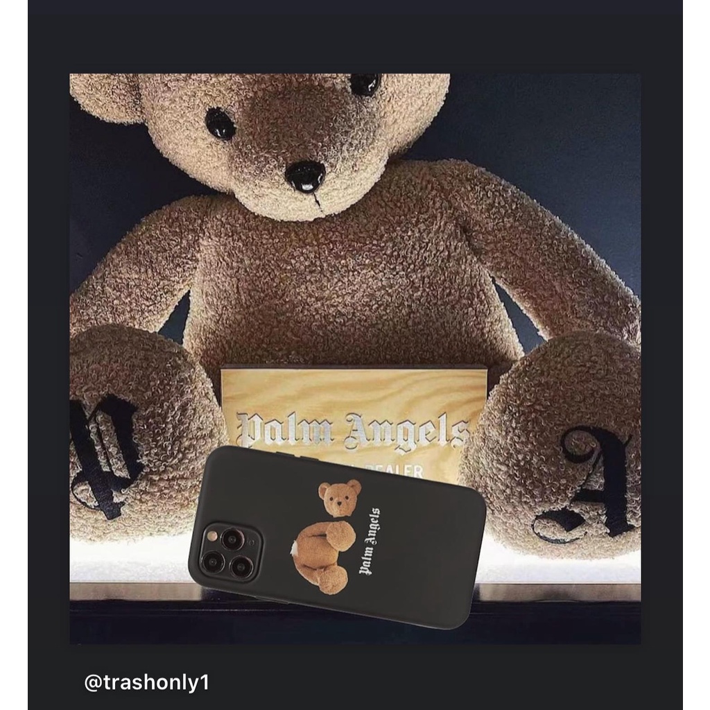 Ốp lưng Gấu Palm Angels 12, 12Pro, 12ProMax, 13, 13Pro, 13Promax, 14Pro, 14Promax