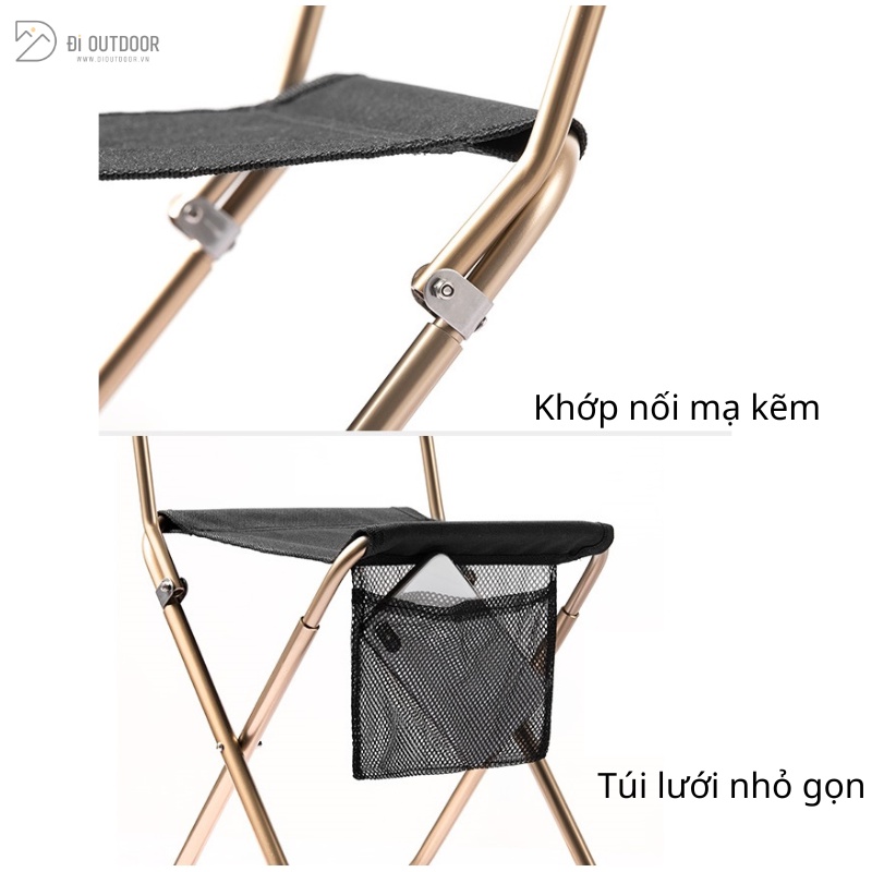 Ghế Xếp Tựa Lưng Mini  Dã Ngoại Naturehike NH18M001-Z