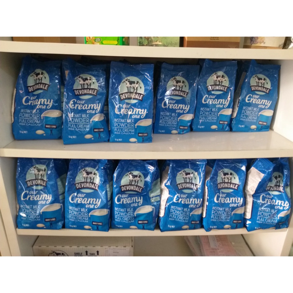 Sữa Bột Nguyên Kem DEVONDALE 1kg - nhập vào Úc