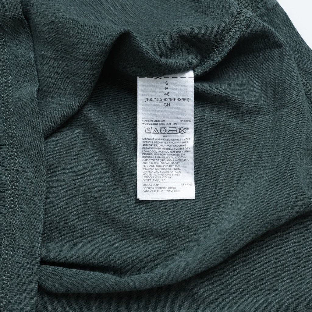 [XUẤT XỊN] ÁO THUN NAM G..A.P TAY DÀI CỔ HENLEY VẢI COTTON MỀM MẠI - FO76 SHOP | BigBuy360 - bigbuy360.vn