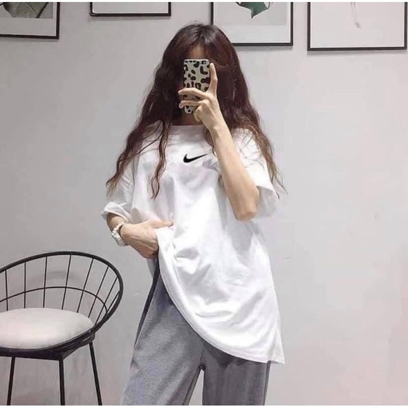 Áo Hoodie nam nữ form rộng, Áo hoodie Thêu NK unisex thể thao cá tính form rộng tay phồng siêu da