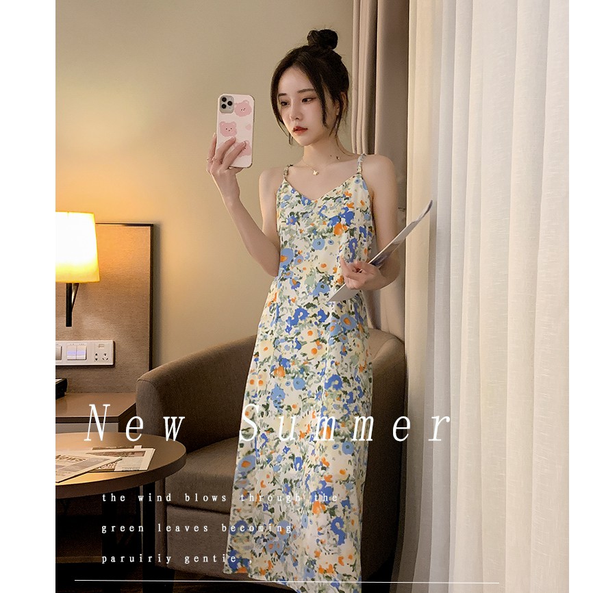 Đầm Hoa Phong Cách Hàn Quốc Xinh Xắn Cho Nữ | BigBuy360 - bigbuy360.vn