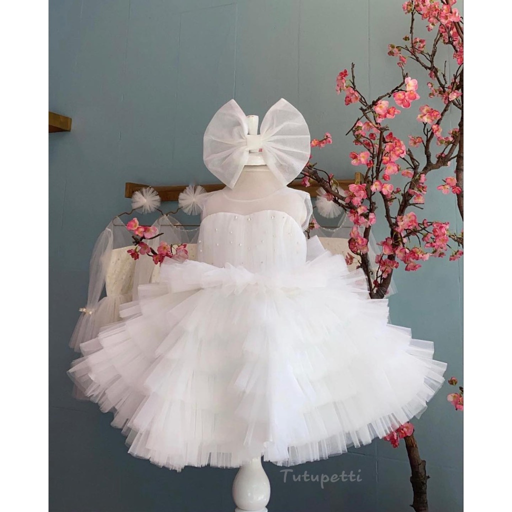 Đầm Công Chúa Bella Trắng Tutupetti P22_71