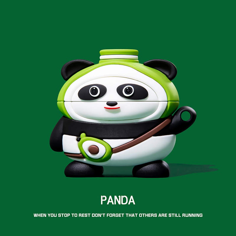 Vỏ Bảo Vệ Hộp Sạc Tai Nghe AirPods3 Pro AirPods3 Họa Tiết Gấu Trúc Tre Kiểu Mới 2021 Ốp