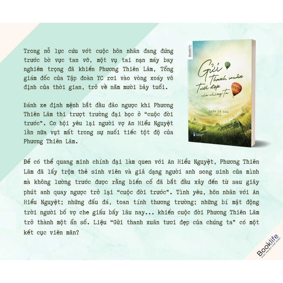 Sách - Gửi Thanh Xuân Tươi Đẹp Của Chúng Ta - TTR Bookstore