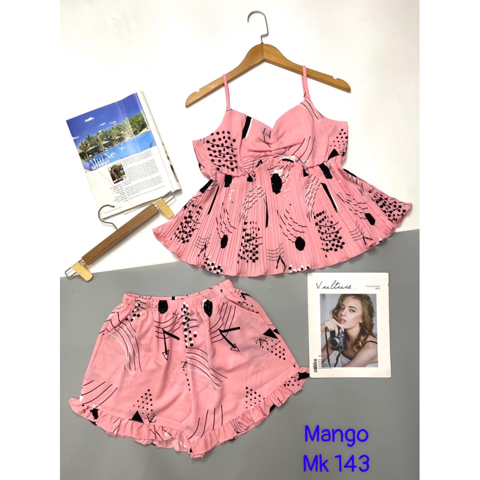 Đồ bộ đùi 2 dây thời trang