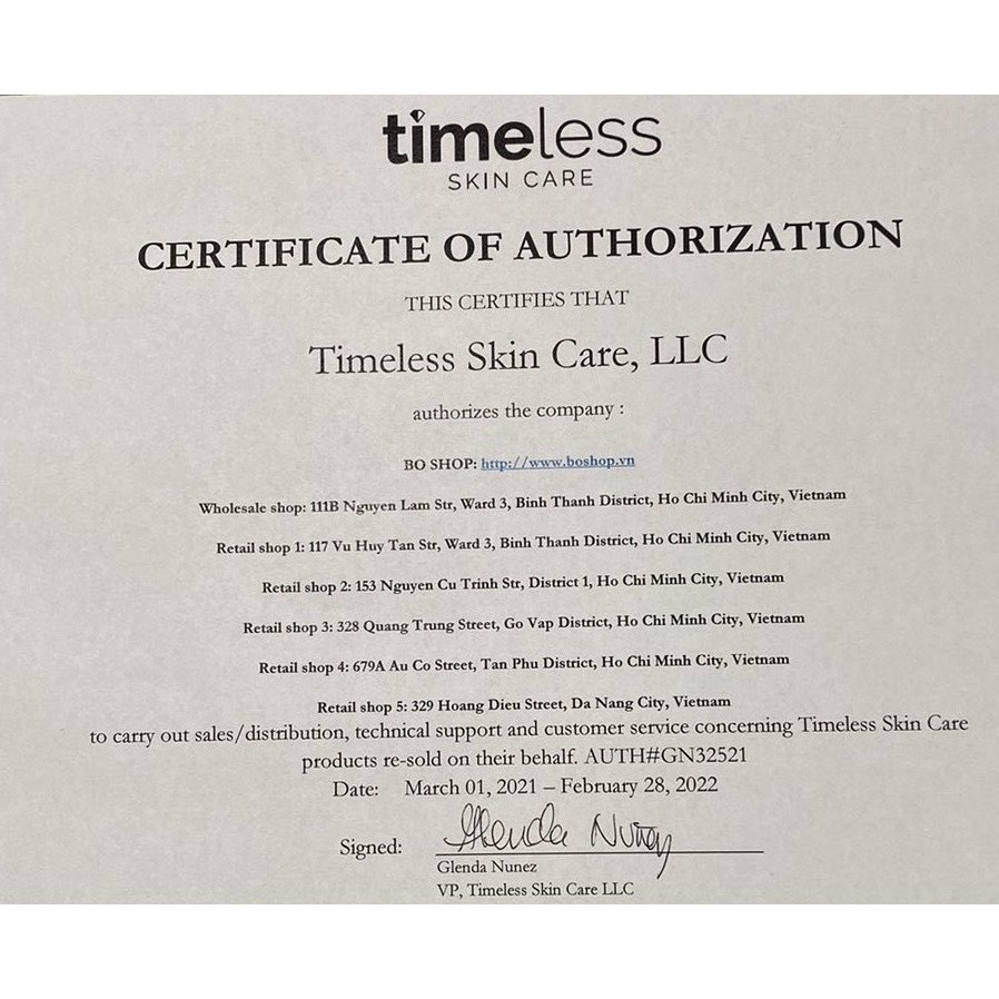 Serum Timeless cấp ẩm, hồi phục da Timeless B5 Serum 30ml