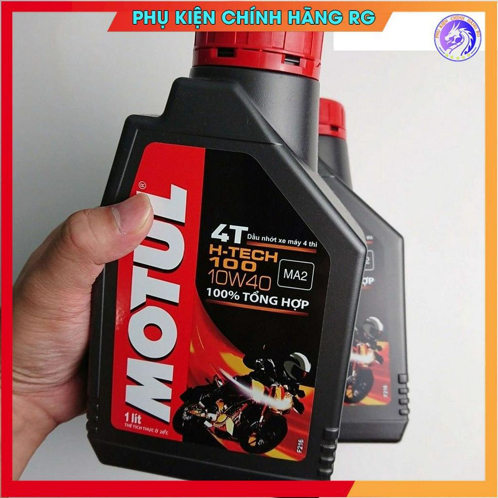 Dầu Nhớt Motul H-Tech 100 10W40 dành cho xe số tay côn