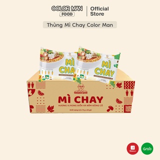 [DATE 07/07/2023] Thùng 30 gói mì chay Color Man hương vị rong biển và nấm đông cô