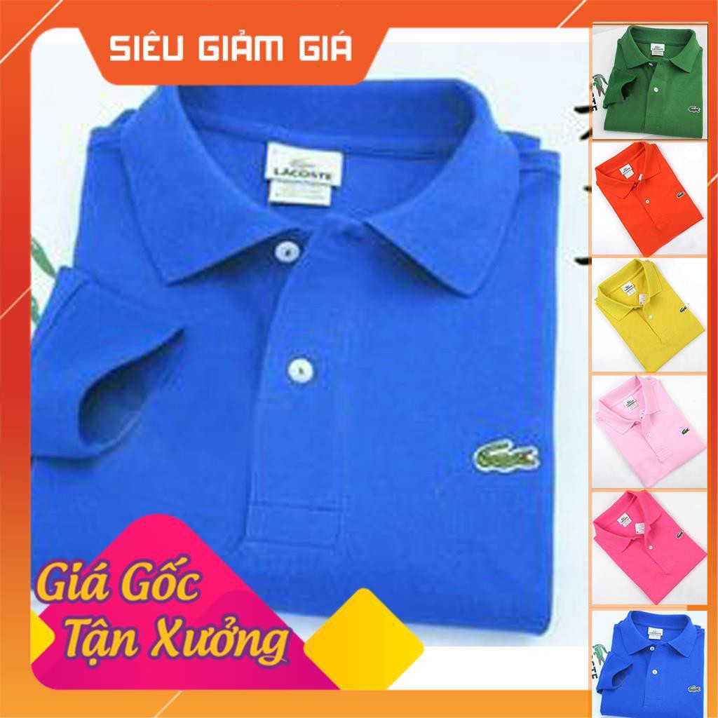 Áo thun thêu logo Lacoste hàng xuất khẩu cao cấp cho Nữ