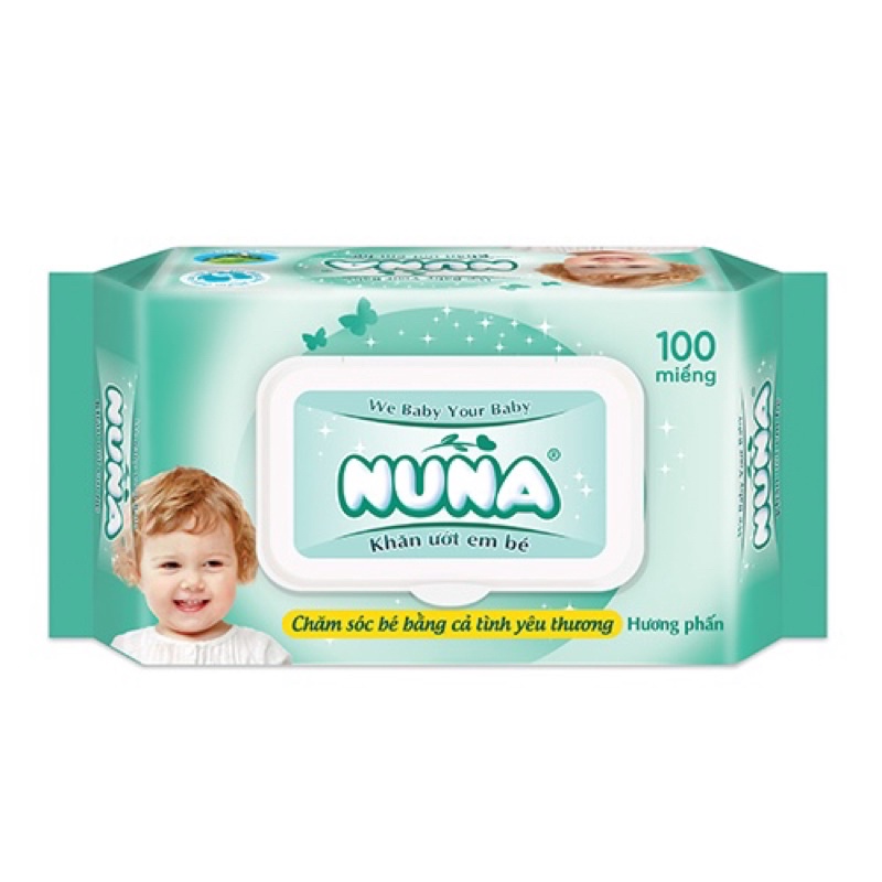 Khăn ướt Nuna 100 miếng