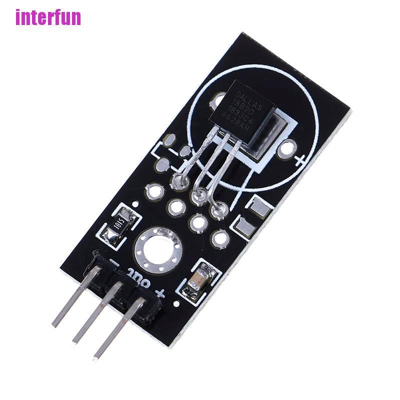 [Interfun1] Ds18B20 3 Pins Wire Digital Thermometer Temperature Ic Sensor Module [Fun]