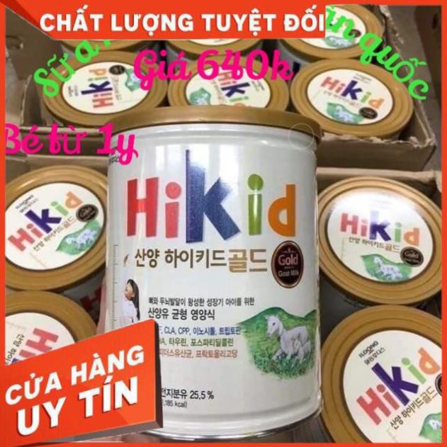 [Hàng Xách Tay] Sale sữa hikid vani, socola, dê hàng xách tay hàn