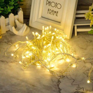 Bộ Dây Đèn Led 70 Bóng Đèn, 10 Mét Trang Trí Cắm Điện Trang Trí Cây Thông Noel giáng sinh đẹp lung linh