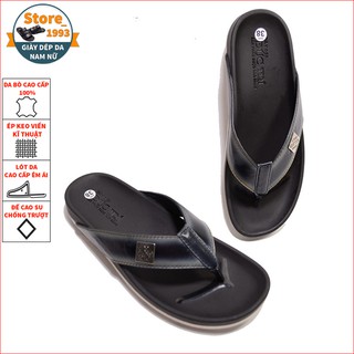 Dép nam quai kep da bò cao cấp đế êm cực xịn 65b1