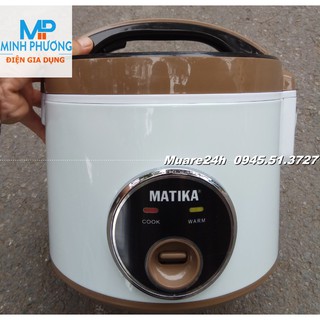 Bảo hành 12 tháng chính hãng Nồi cơm điện siêu ngon cơm Matika MTK RC09 1.8 lít