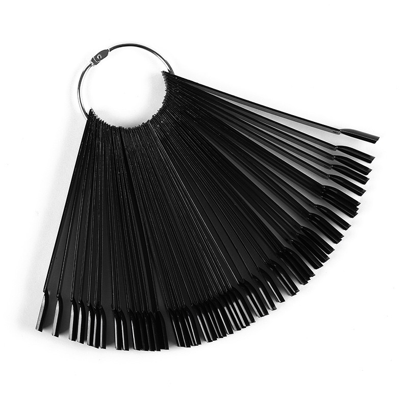 Móng que vuông tập sơn, làm hoa bột, làm móng mẫu học nail.