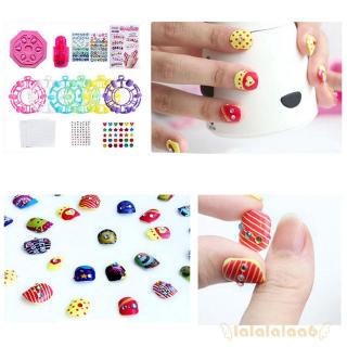 ◕ω◕Nail Art Set Nail Art Kit for Kids with Rhinestone and Gemstone Stickers DIY